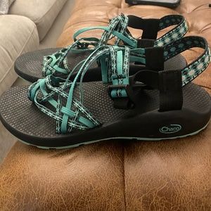 Chaco Women ZX/3 Classic Sport Sandals Chuckwalla Aqua US 11, EUR 42